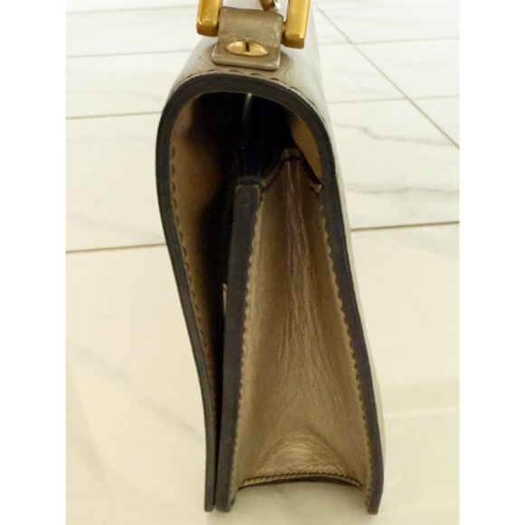 Christian Dior J'Adiore Gold Leather Chain Flap Shoulder Bag - Picture 7 of 15